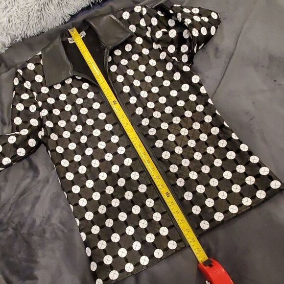 Stunningly unique Nuretti leather cutout jacket - Picture 8 of 8